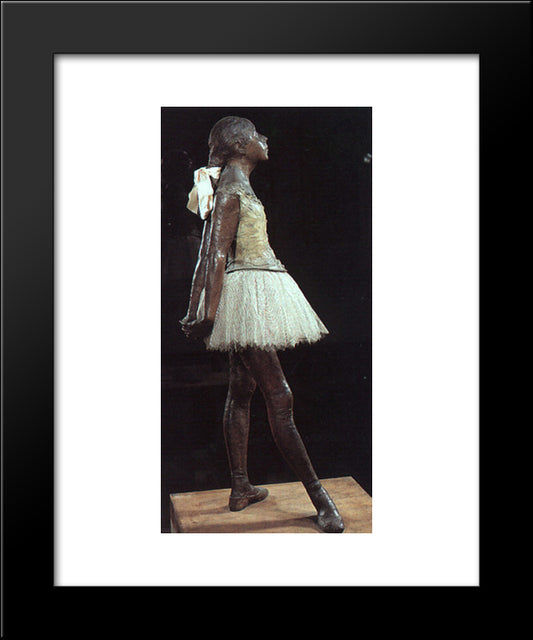 Young 14 Year Old Dancer 20x24 Black Modern Wood Framed Art Print Poster by Degas, Edgar