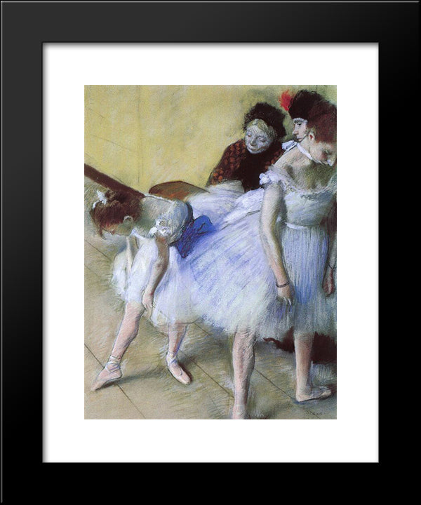 The Dance Examination 20x24 Black Modern Wood Framed Art Print Poster by Degas, Edgar