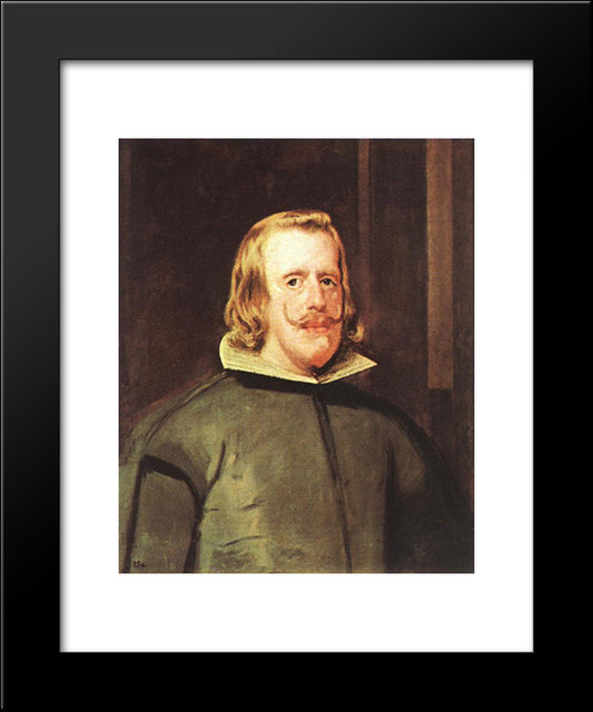 Philip Iv 20x24 Black Modern Wood Framed Art Print Poster by Velazquez, Diego