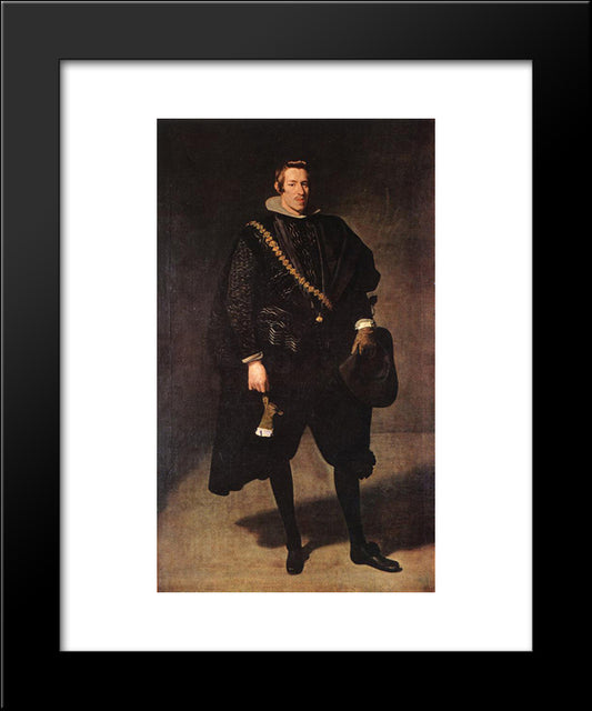 Infante Don Carlos 20x24 Black Modern Wood Framed Art Print Poster by Velazquez, Diego