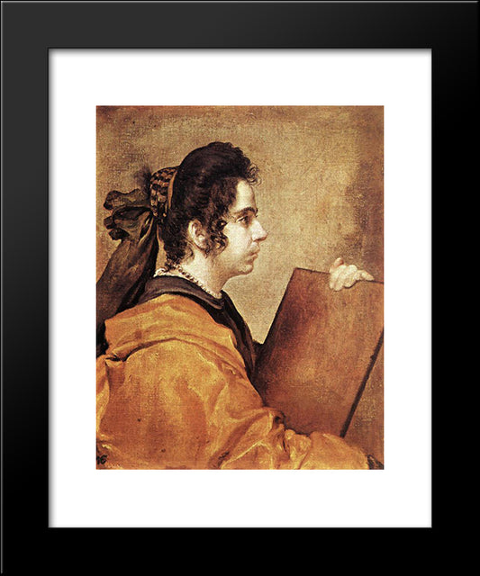 Sibyl 20x24 Black Modern Wood Framed Art Print Poster by Velazquez, Diego