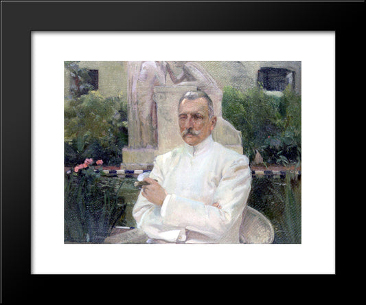 Retrato De D. Amalio Gimeno 20x24 Black Modern Wood Framed Art Print Poster by Sorolla, Joaquin
