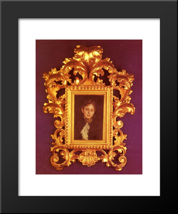 Emma Zorn 20x24 Black Modern Wood Framed Art Print Poster by Zorn, Anders