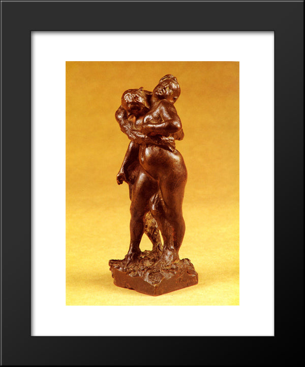 Nymf Och Faun 20x24 Black Modern Wood Framed Art Print Poster by Zorn, Anders