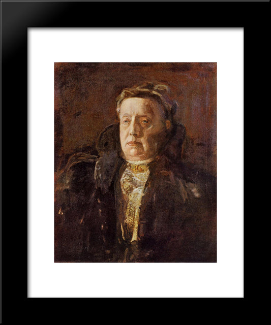 Mrs. Gilbert Perker 20x24 Black Modern Wood Framed Art Print Poster by Eakins, Thomas