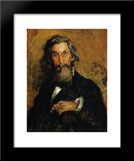 Portrait Of William H. Macdowell 20x24 Black Modern Wood Framed Art Print Poster by Eakins, Thomas