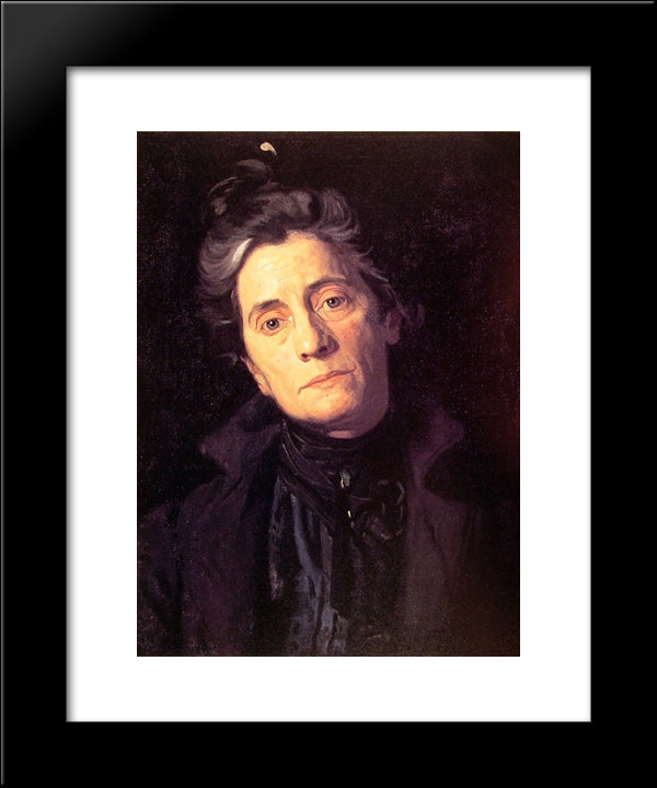 Mrs Thomas Eakins 20x24 Black Modern Wood Framed Art Print Poster by Eakins, Thomas