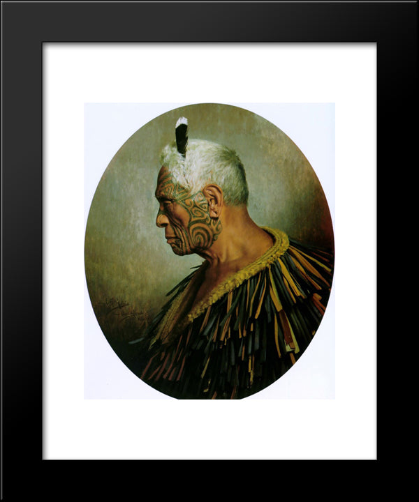 A Noble Relic Of A Noble Race 20x24 Black Modern Wood Framed Art Print Poster by Goldie, Charles