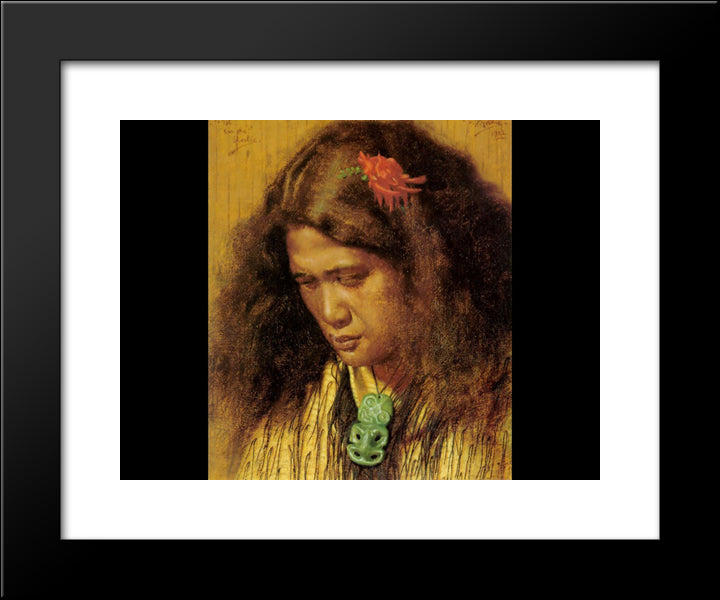 Reverie 20x24 Black Modern Wood Framed Art Print Poster by Goldie, Charles