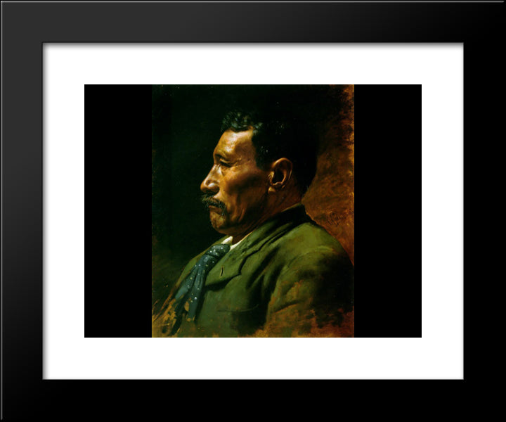 Tamehana 20x24 Black Modern Wood Framed Art Print Poster by Goldie, Charles
