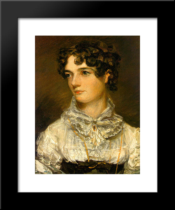 Maria Bicknell 20x24 Black Modern Wood Framed Art Print Poster by Constable, John