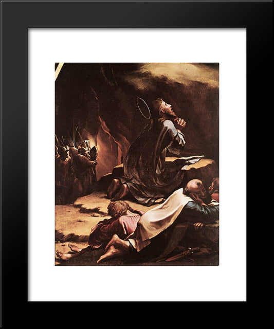 The Passion [Detail: 1] 20x24 Black Modern Wood Framed Art Print Poster by Holbein the Younger, Hans