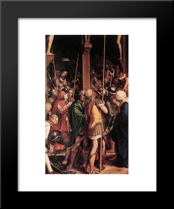 The Passion [Detail: 7] 20x24 Black Modern Wood Framed Art Print Poster by Holbein the Younger, Hans