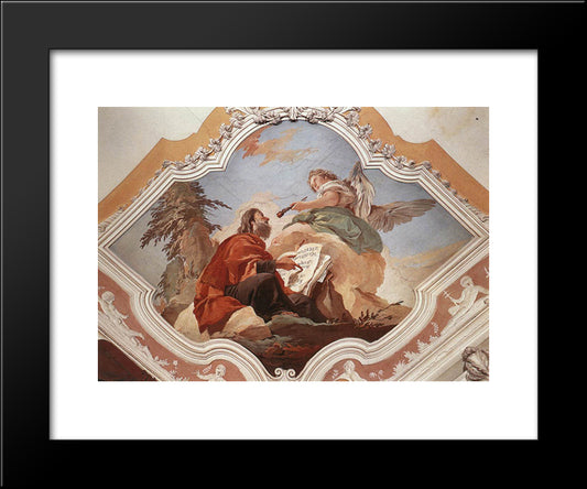 The Prophet Isaiah 20x24 Black Modern Wood Framed Art Print Poster by Tiepolo, Giovanni Battista