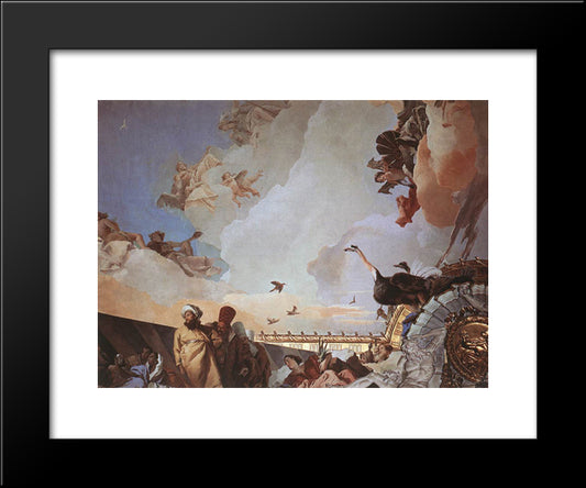 Glory Of Spain [Detail #2] 20x24 Black Modern Wood Framed Art Print Poster by Tiepolo, Giovanni Battista