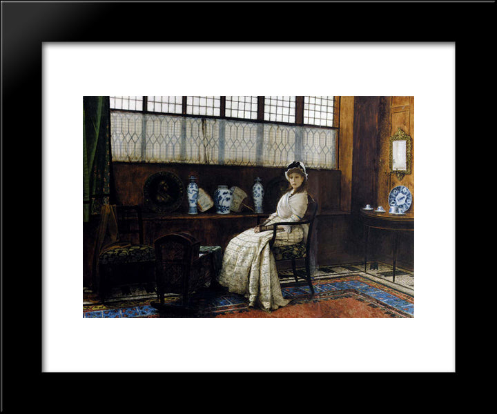 The Cradle Song 20x24 Black Modern Wood Framed Art Print Poster by Grimshaw, John Atkinson