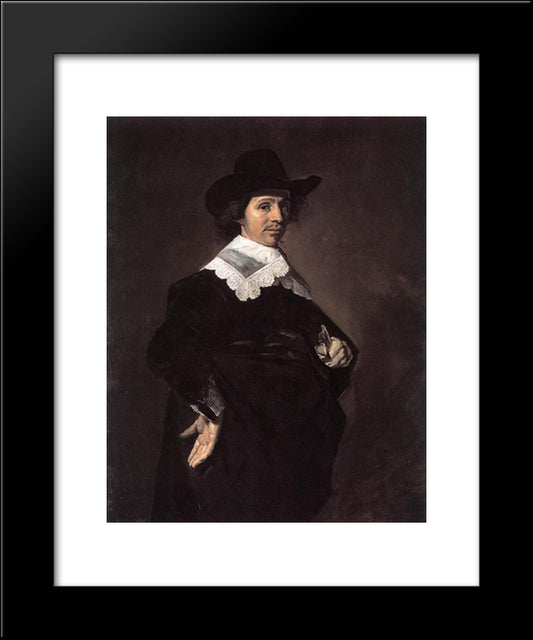 Paulus Verschuur 20x24 Black Modern Wood Framed Art Print Poster by Hals, Frans