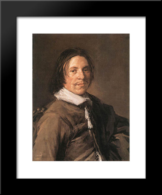 Vincent Laurensz Van Der Vinne 20x24 Black Modern Wood Framed Art Print Poster by Hals, Frans