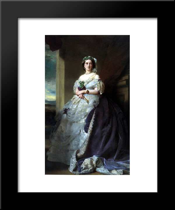 Julia Louise Bosville, Lady Middleton 20x24 Black Modern Wood Framed Art Print Poster by Winterhalter, Franz Xaver