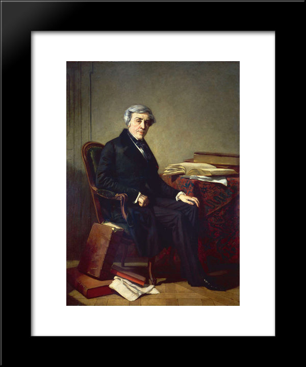 Jules Michelet 20x24 Black Modern Wood Framed Art Print Poster by Couture, Thomas