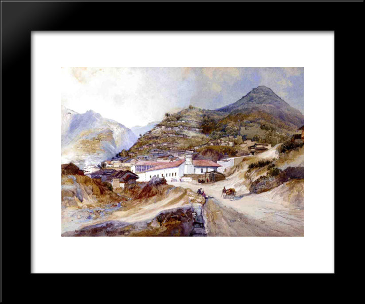Angangueo, Mexico 20x24 Black Modern Wood Framed Art Print Poster by Moran, Thomas