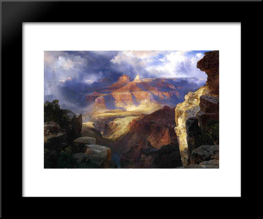 A Miracle Of Nature 20x24 Black Modern Wood Framed Art Print Poster by Moran, Thomas
