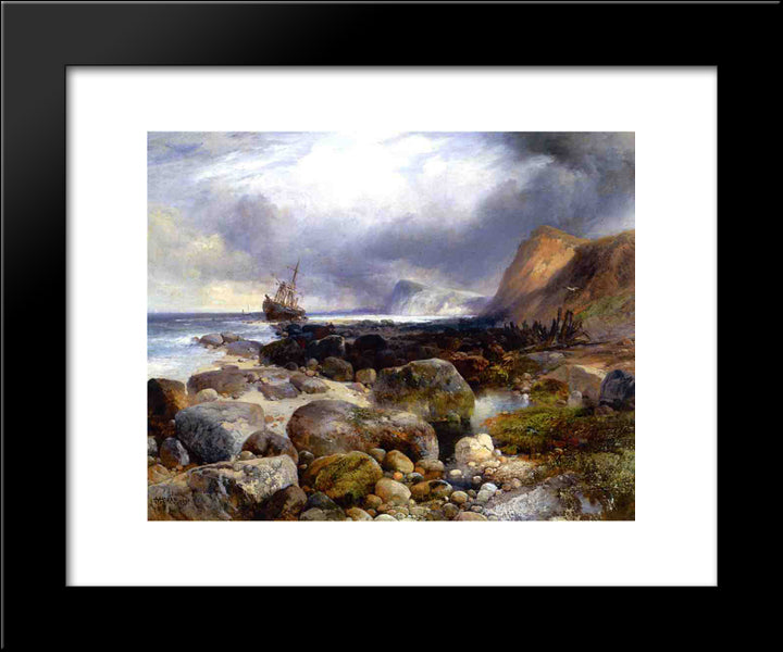 The Morning After 20x24 Black Modern Wood Framed Art Print Poster by Moran, Thomas