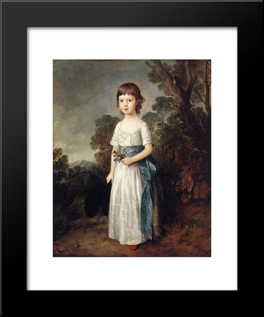 Master John Heathcote 20x24 Black Modern Wood Framed Art Print Poster by Gainsborough, Thomas