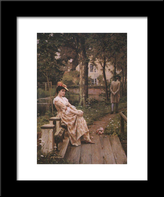 Off 20x24 Black Modern Wood Framed Art Print Poster by Leighton, Edmund Blair