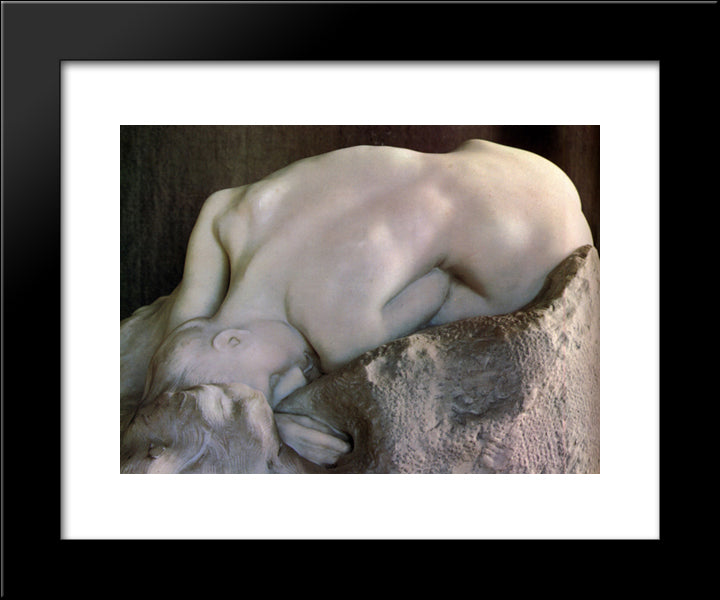 Danaid [Detail: 1] 20x24 Black Modern Wood Framed Art Print Poster by Rodin, Auguste