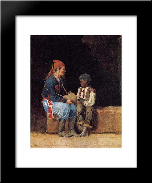 Contraband 20x24 Black Modern Wood Framed Art Print Poster by Homer, Winslow