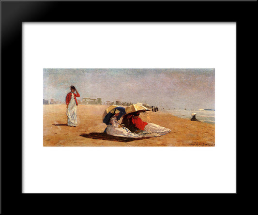 East Hampton, Long Island 20x24 Black Modern Wood Framed Art Print Poster by Homer, Winslow