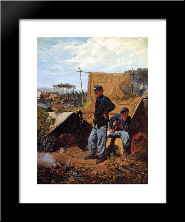 Home Sweet Home 20x24 Black Modern Wood Framed Art Print Poster by Homer, Winslow