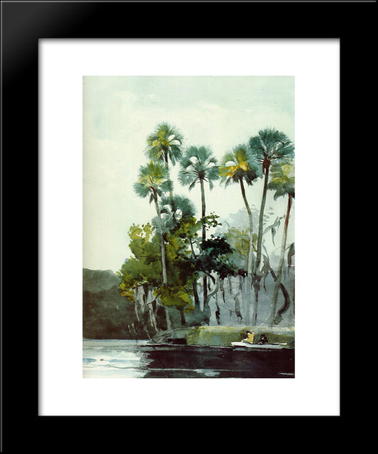 Homosassa River 20x24 Black Modern Wood Framed Art Print Poster by Homer, Winslow