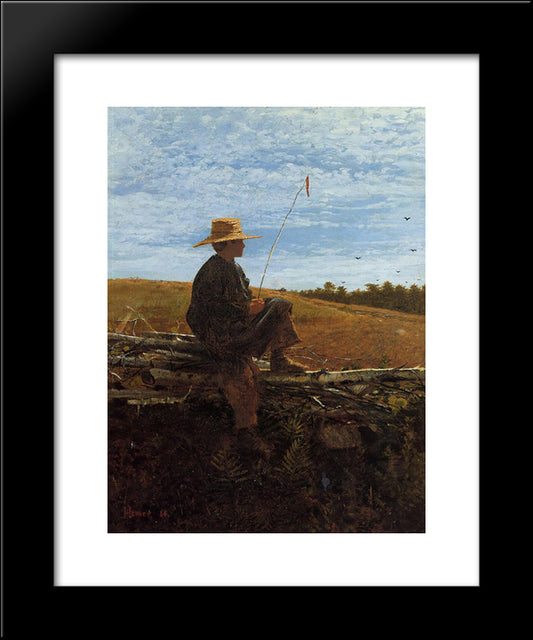 On Guard 20x24 Black Modern Wood Framed Art Print Poster by Homer, Winslow