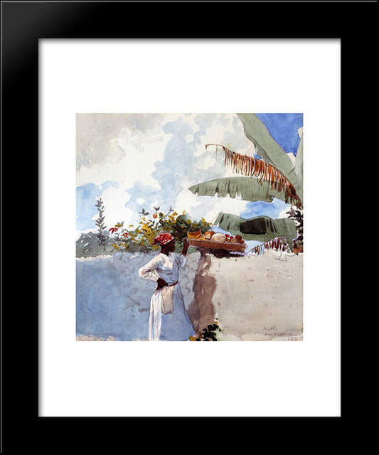 Rest 20x24 Black Modern Wood Framed Art Print Poster by Homer, Winslow