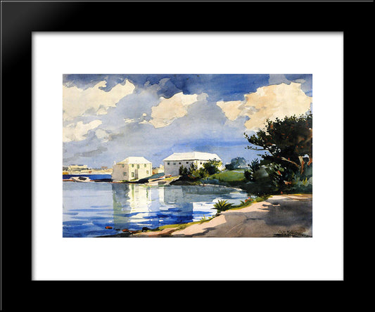 Salt Kettle, Bermuda 20x24 Black Modern Wood Framed Art Print Poster by Homer, Winslow