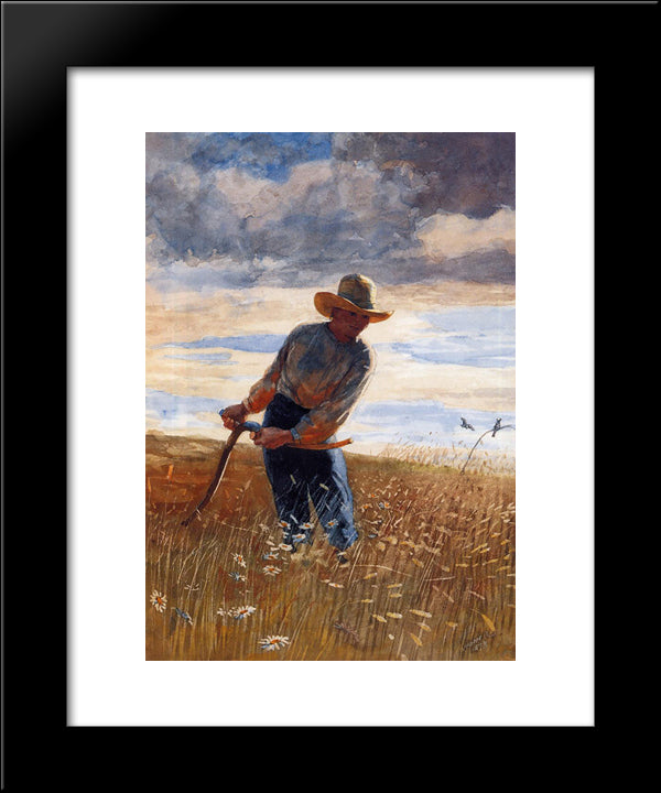 The Reaper 20x24 Black Modern Wood Framed Art Print Poster by Homer, Winslow