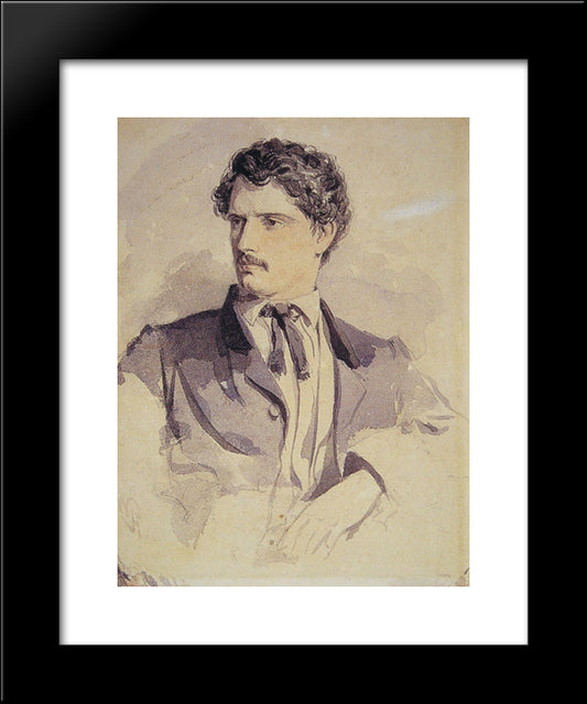 Charles Savage Homer Jnr 20x24 Black Modern Wood Framed Art Print Poster by Homer, Winslow