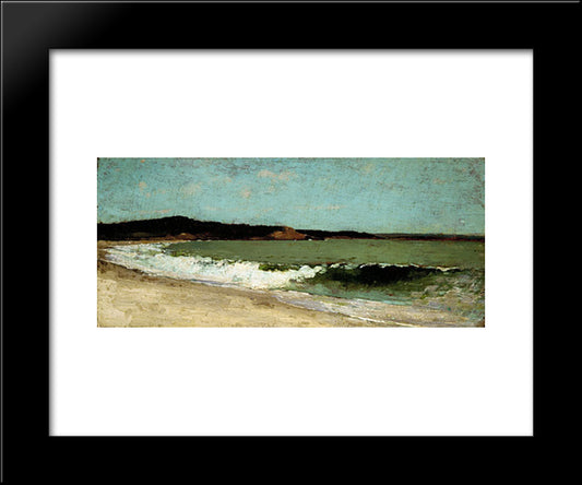 Study For Eagle Head, Manchester, Massachusetts 20x24 Black Modern Wood Framed Art Print Poster by Homer, Winslow