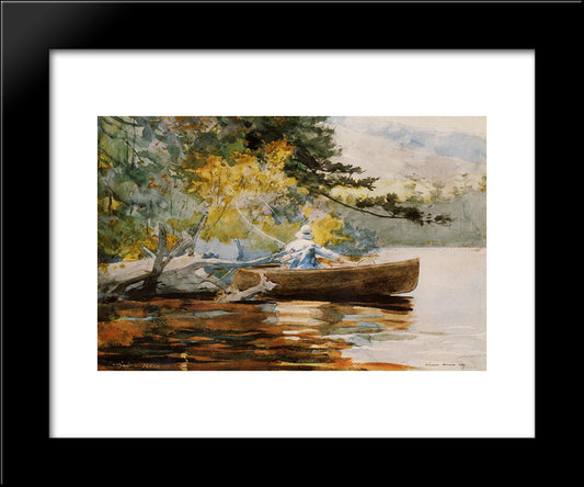 A Good One 20x24 Black Modern Wood Framed Art Print Poster by Homer, Winslow