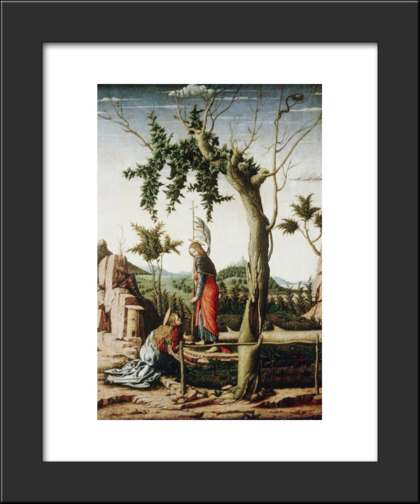 Noli Me Tangere 20x24 Black Modern Wood Framed Art Print Poster by Mantegna, Andrea