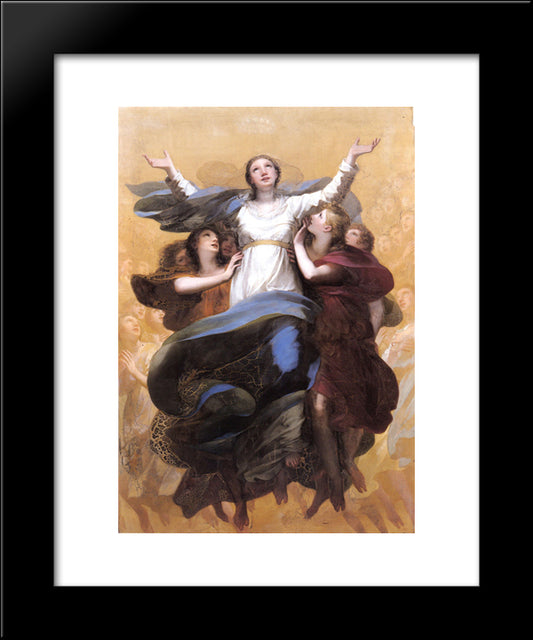 L'Assomption De La Vierge 20x24 Black Modern Wood Framed Art Print Poster by Prud'hon, Pierre Paul