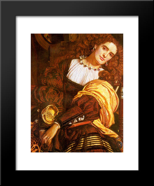 Il Dolce Far Niente 20x24 Black Modern Wood Framed Art Print Poster by Hunt, William Holman