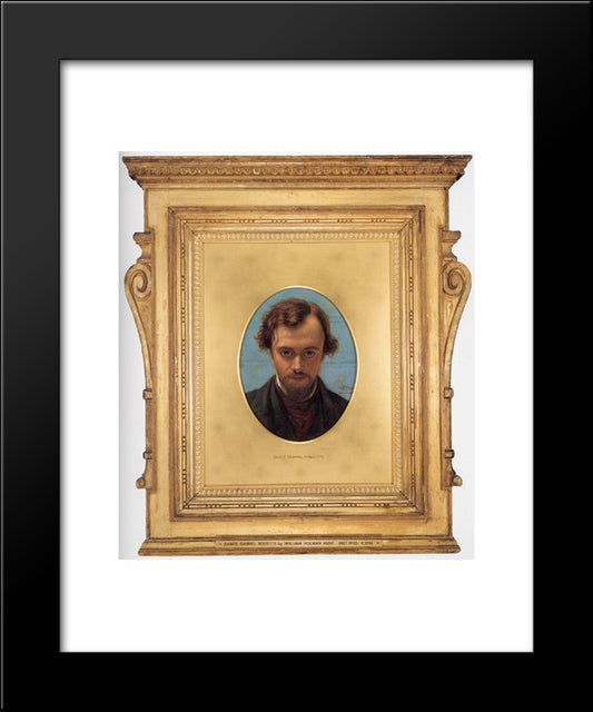 Dante Gabriel Rossetti 20x24 Black Modern Wood Framed Art Print Poster by Hunt, William Holman