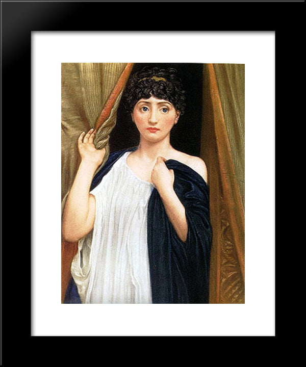 Cressida 20x24 Black Modern Wood Framed Art Print Poster by Poynter, Edward John