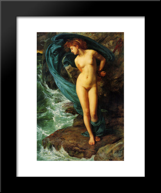 Andromeda 20x24 Black Modern Wood Framed Art Print Poster by Poynter, Edward John