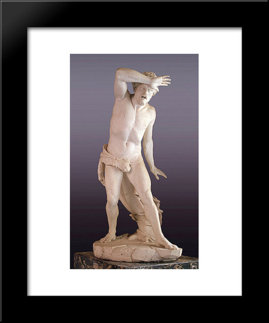 Cain 20x24 Black Modern Wood Framed Art Print Poster by Canova, Antonio