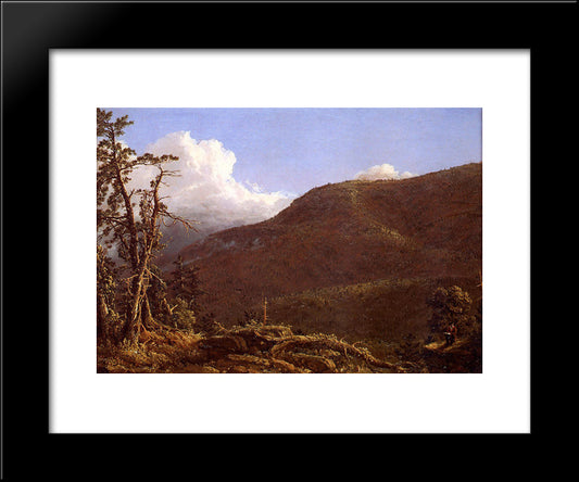 New England Landscape 20x24 Black Modern Wood Framed Art Print Poster by Church, Frederic Edwin