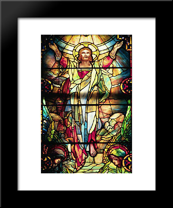The Ascension 20x24 Black Modern Wood Framed Art Print Poster by Tiffany, Louis Comfort
